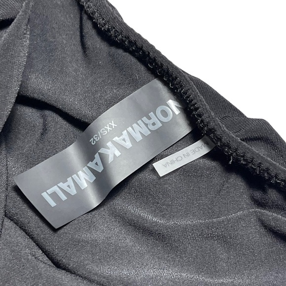 Norma Kamali Black Cinched Diana Gown XXS - Picture 9 of 11